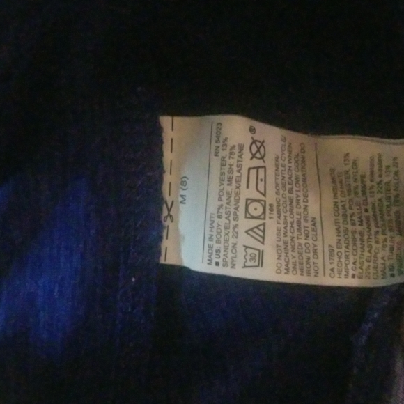 Old Navy dark purple and light purple Capri tights kids - Picture 3 of 5